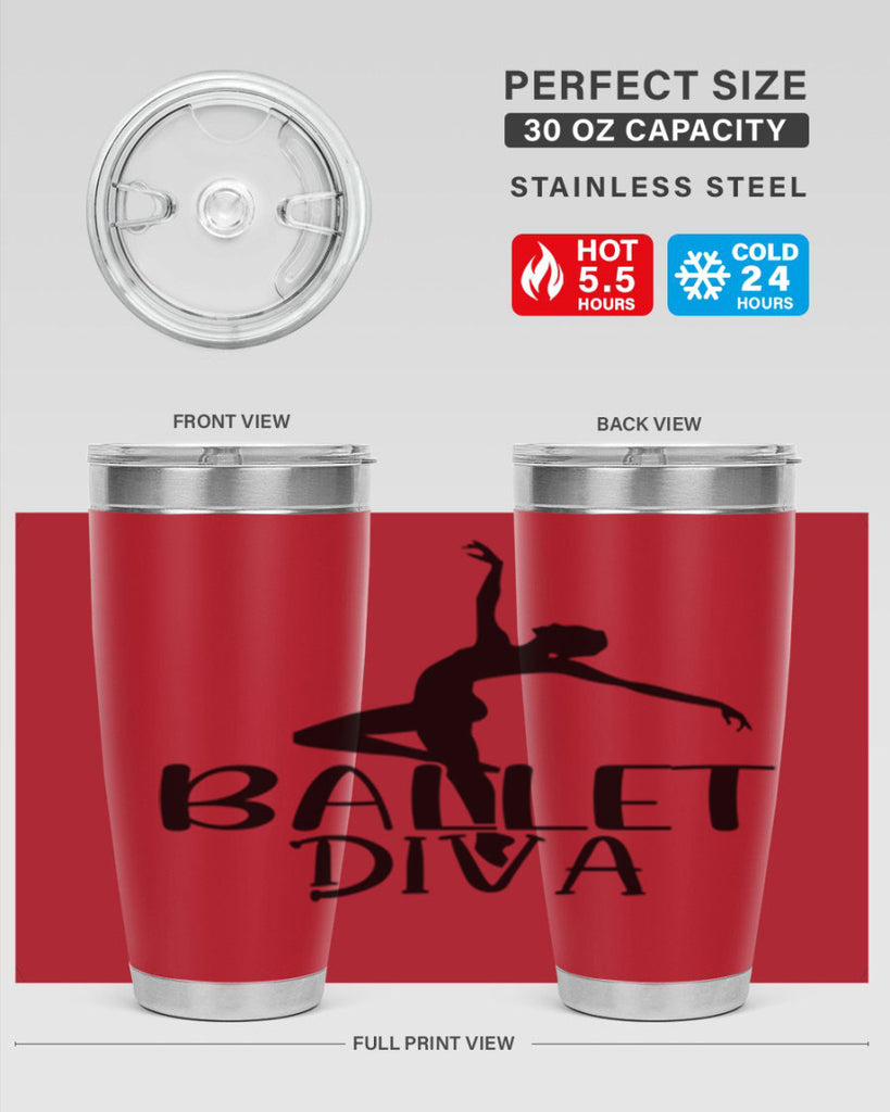 ballet diva6#- ballet- Tumbler