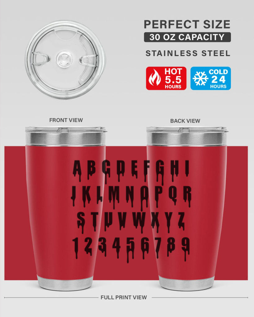 drip font 164#- black words phrases- Cotton Tank