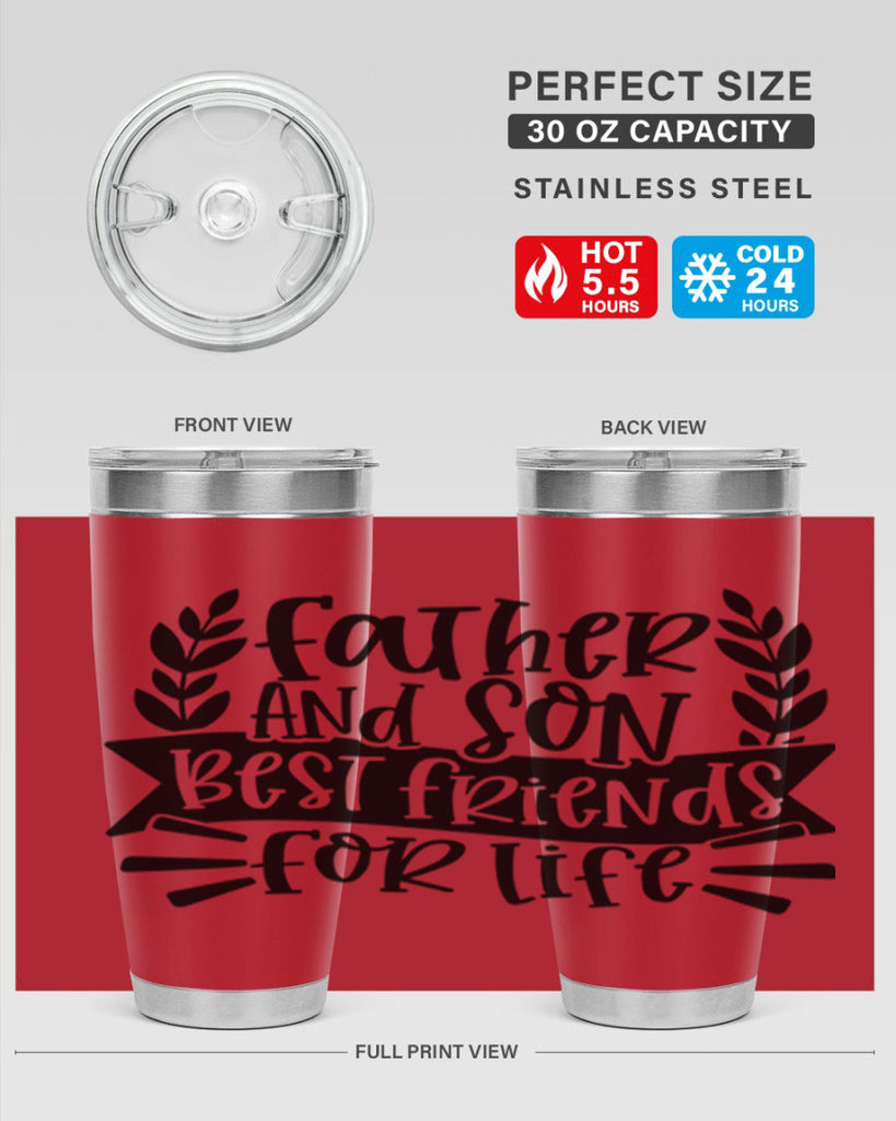 father and son best friends for life 52#- fathers day- Tumbler