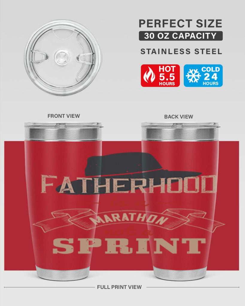 fatherhood is a marathon 227#- fathers day- Tumbler