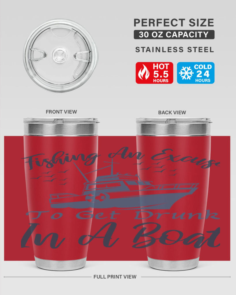 fishing an excuse 152#- fishing- Tumbler