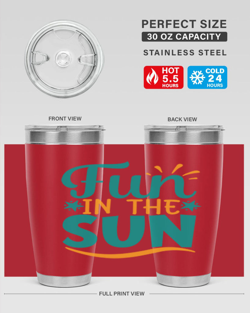 fun in the sun Style 103#- summer- Tumbler
