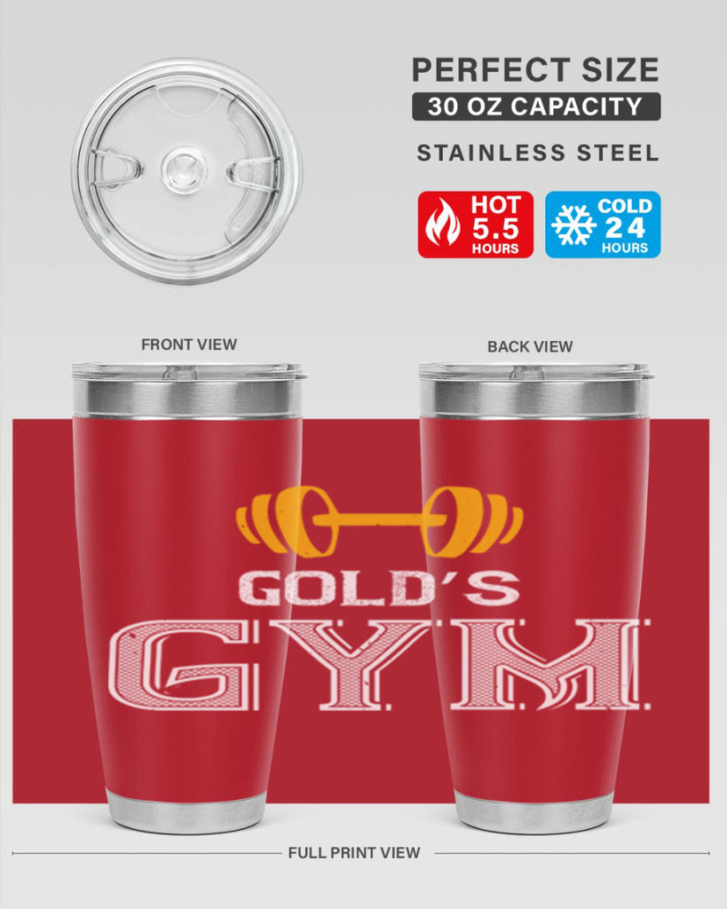 gold gym 101#- gym- Tumbler