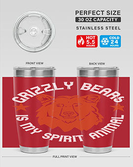 grizzly bears is my spirit animal 13#- Bears- Tumbler