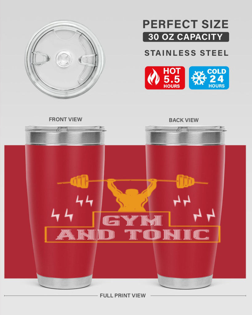 gym and tonic 100#- gym- Tumbler