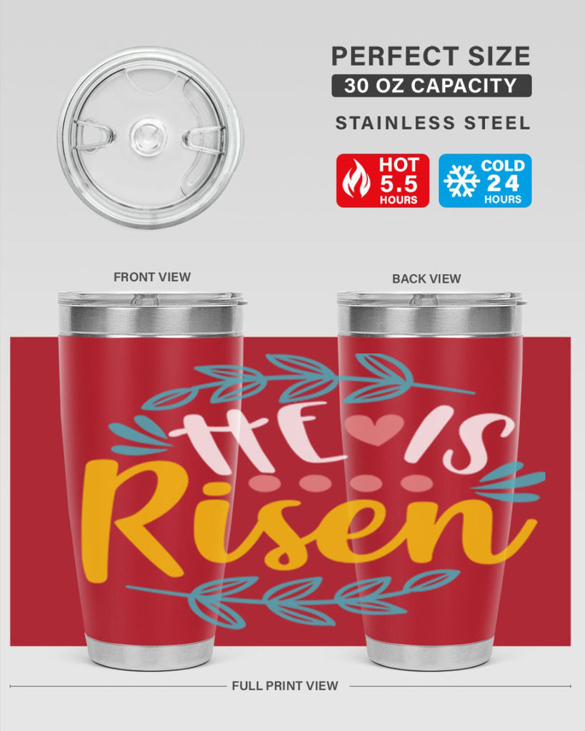 he is risen 78#- easter- Tumbler