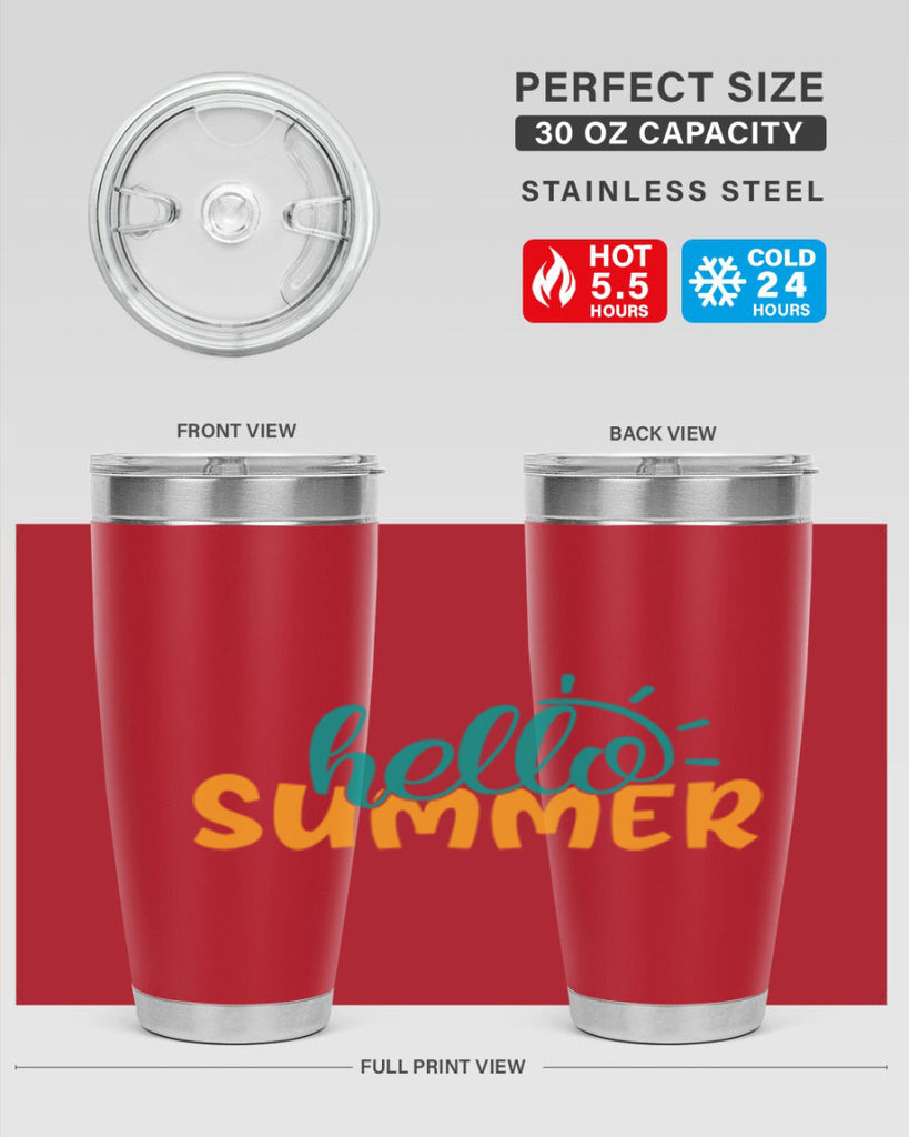 hello summer Style 97#- summer- Tumbler