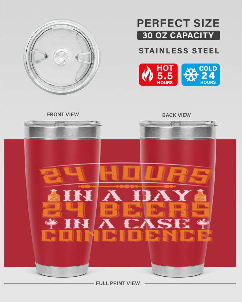 hours in a day beers in a case coincidence 56#- drinking- Tumbler