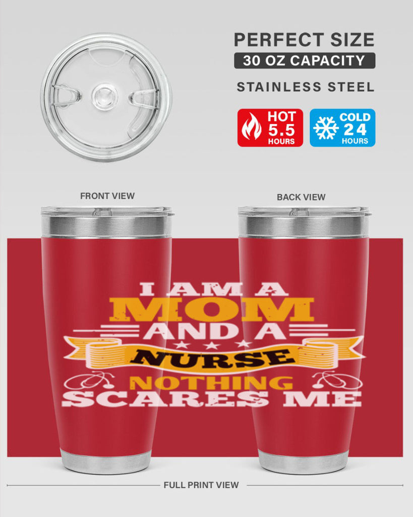 i am amom and a nurse Style 396#- nurse- tumbler