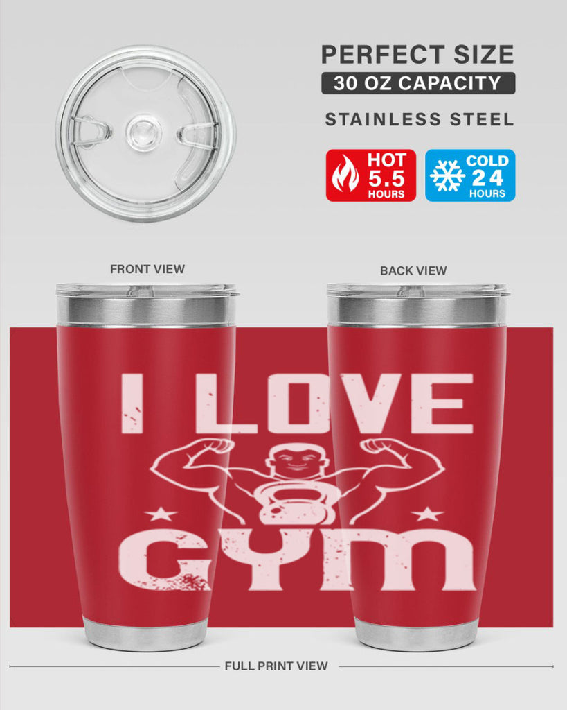 i love gym 88#- gym- Tumbler