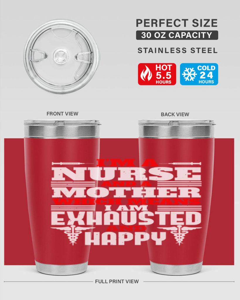 im a nurse and a mother Style 312#- nurse- tumbler