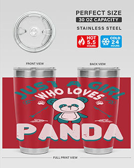 just a girl who loves panda 21#- Bears- Tumbler
