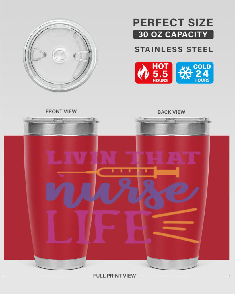 livin that nurse life Style Style 138#- nurse- tumbler