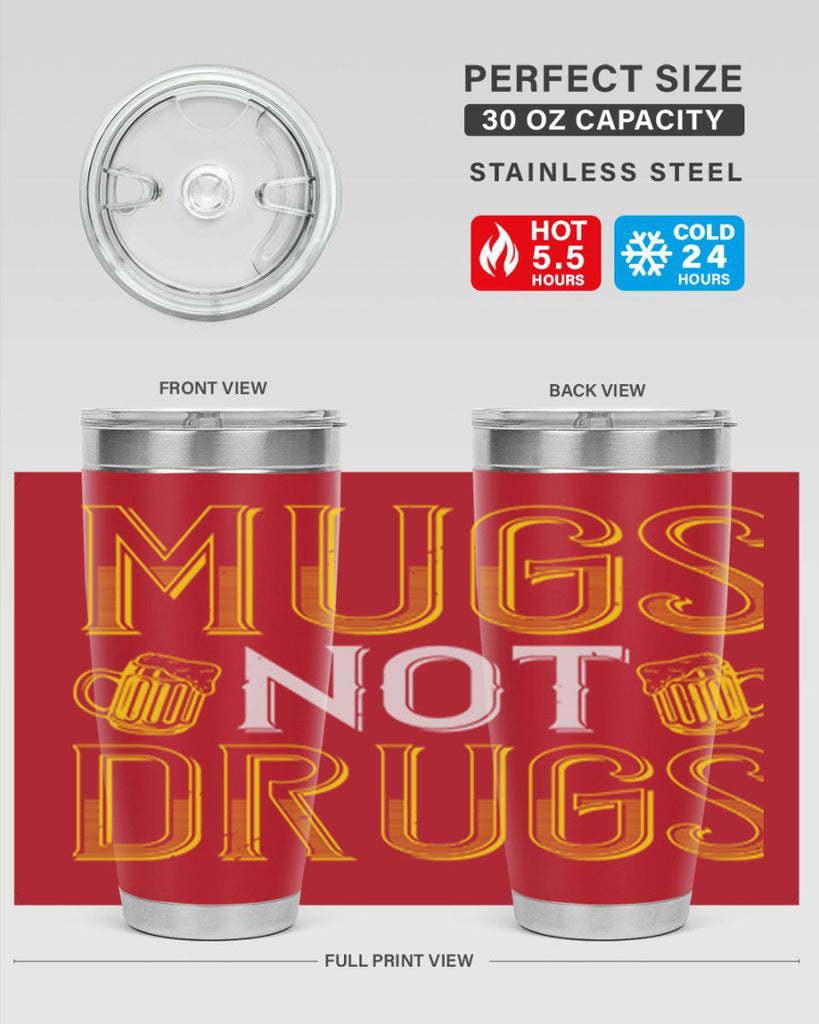 mugs not drugs Style 113#- St Patricks Day- Tumbler