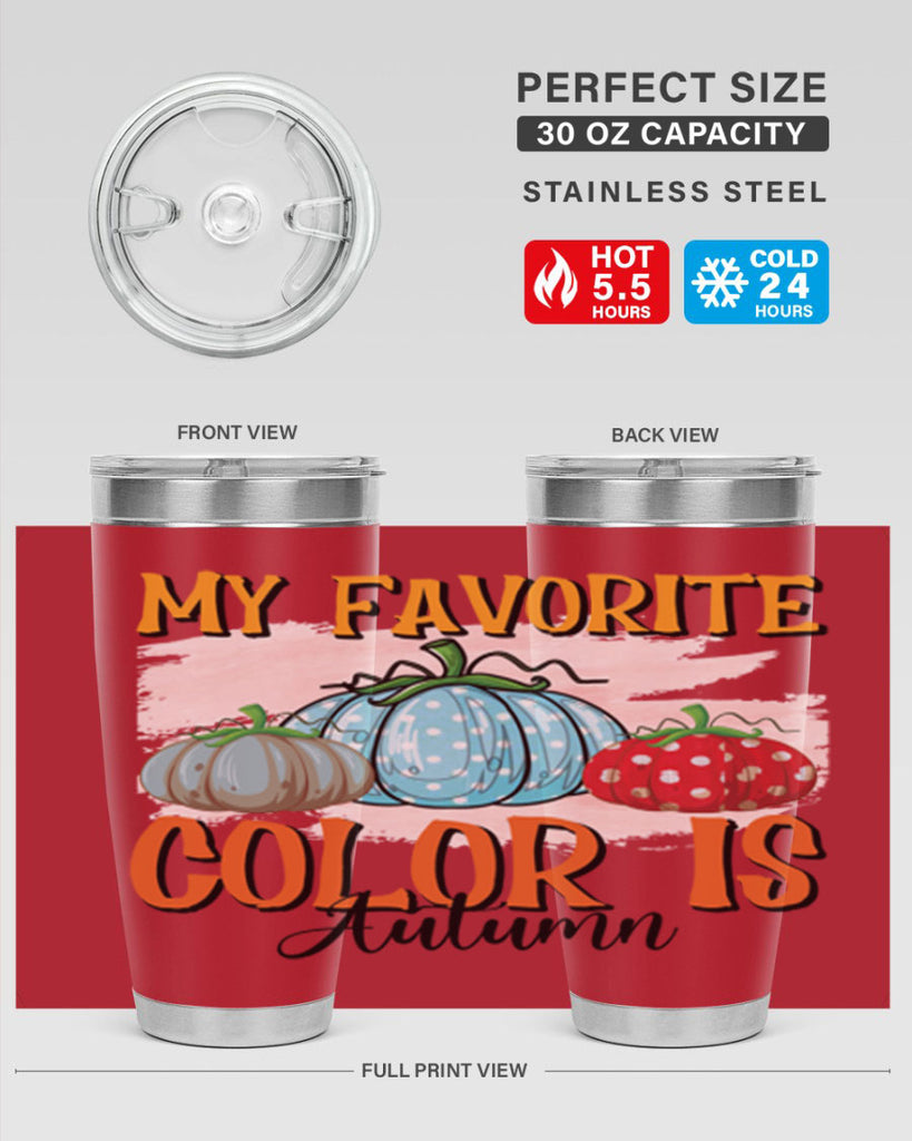 my favorite color is autumn 436#- fall- Tumbler