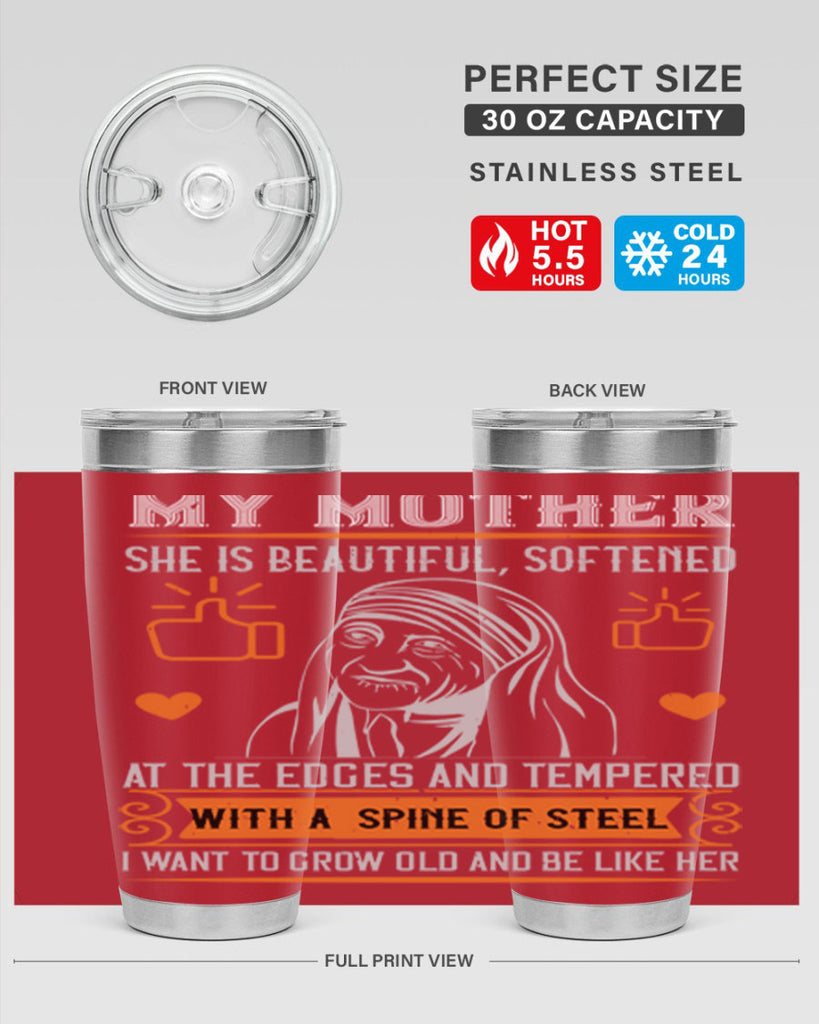 my mother she is beautiful 43#- mothers day- Tumbler