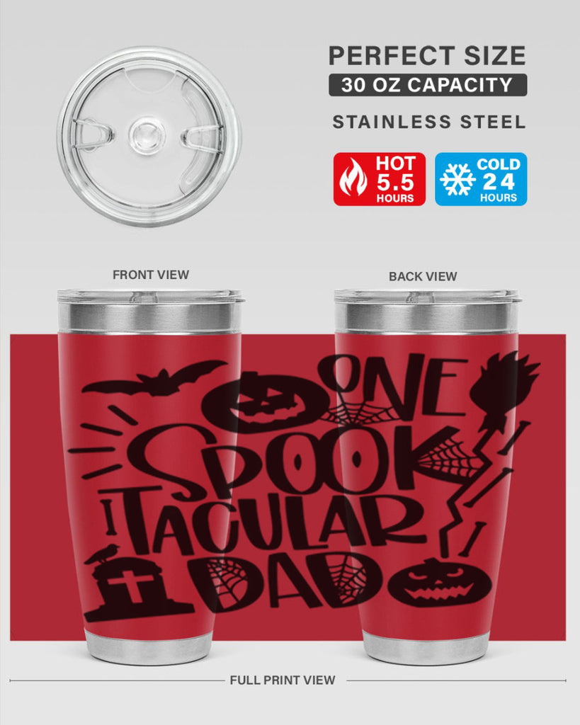 one spooktacular dad 37#- halloween- Tumbler