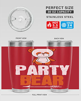 party bear 25#- Bears- Tumbler
