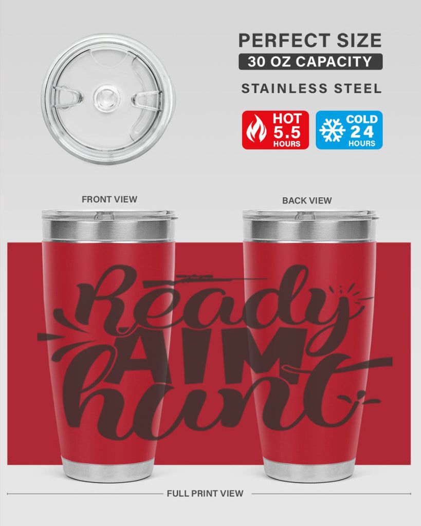 ready aim hunt 4#- hunting- Tumbler