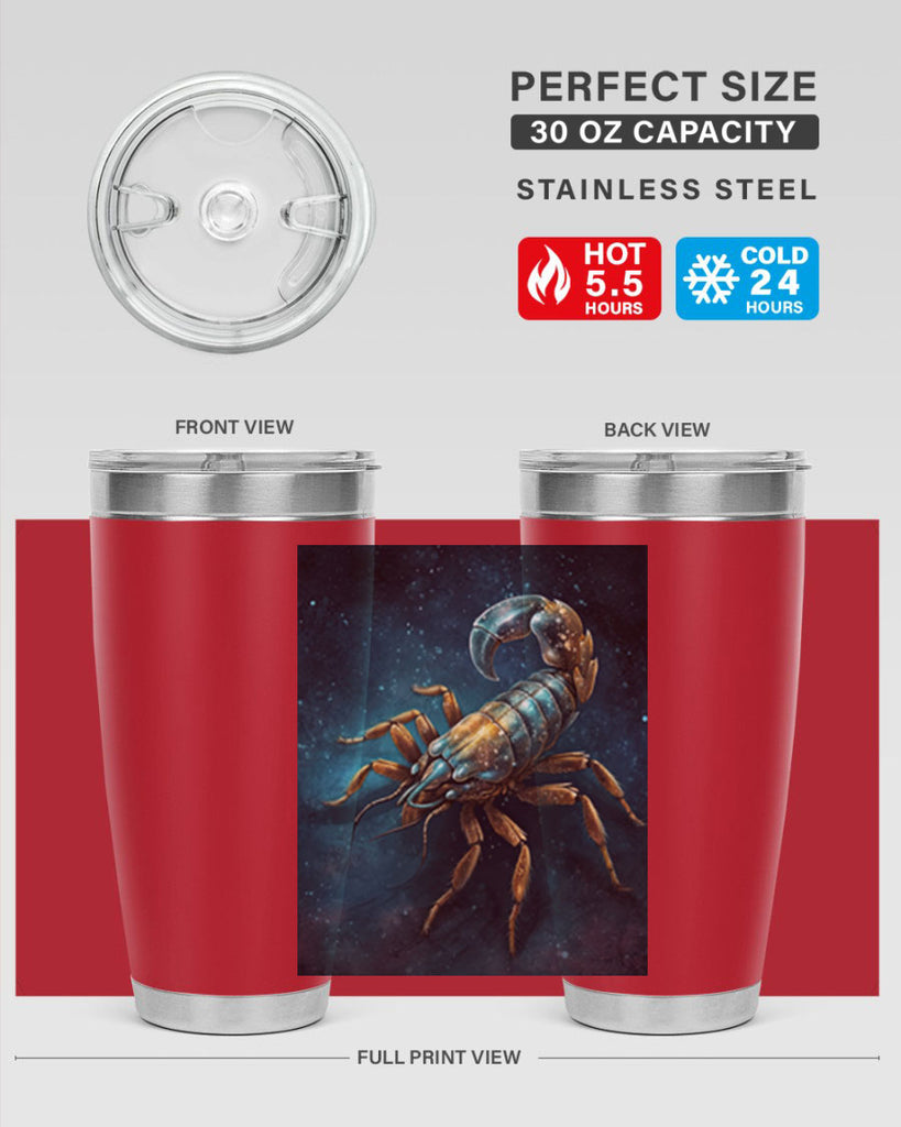 scorpio 46#- zodiac- Tumbler