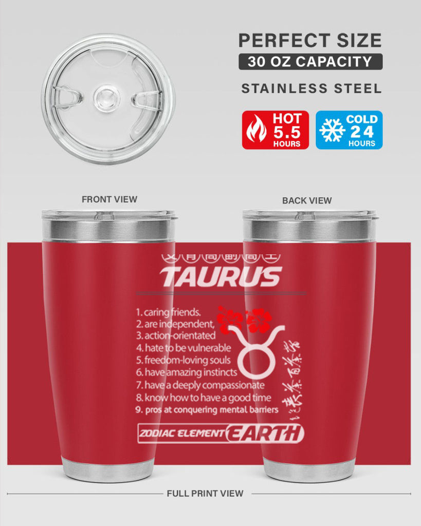 taurus 518#- zodiac- Tumbler