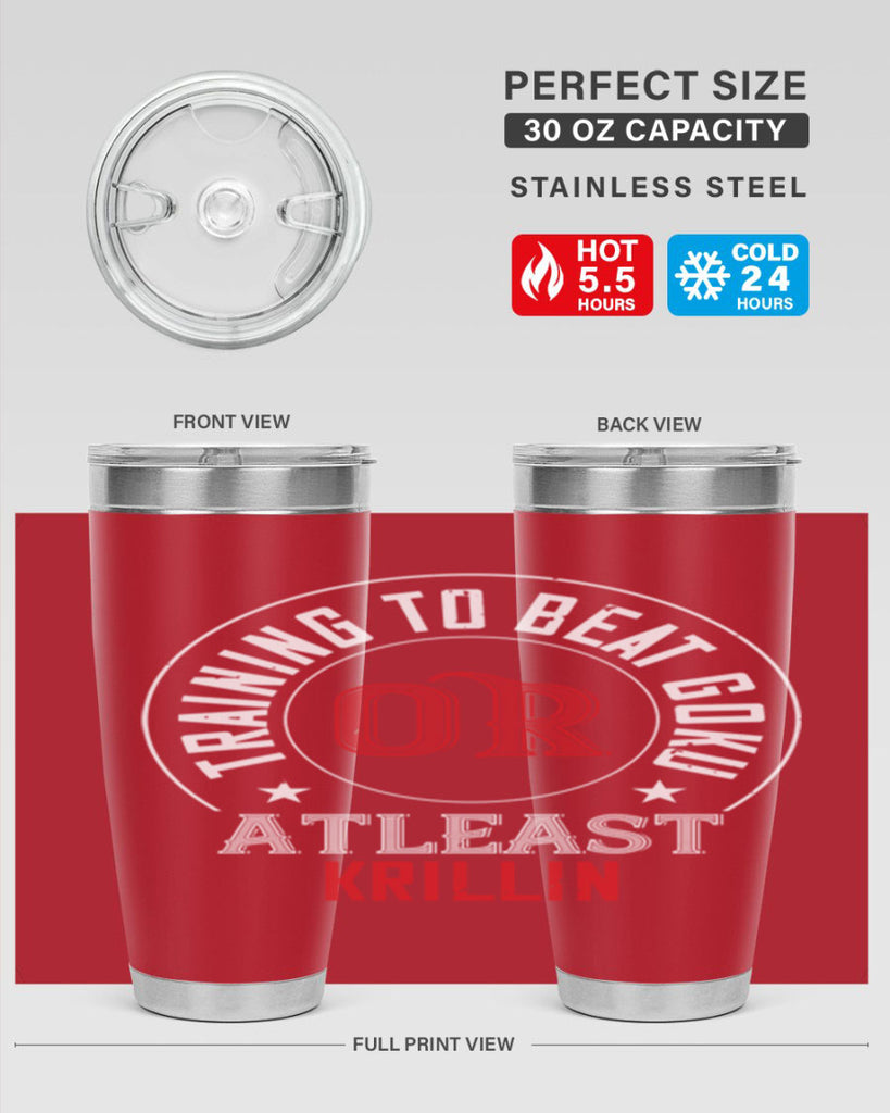 training to beat goku or atleast krillin 60#- gym- Tumbler