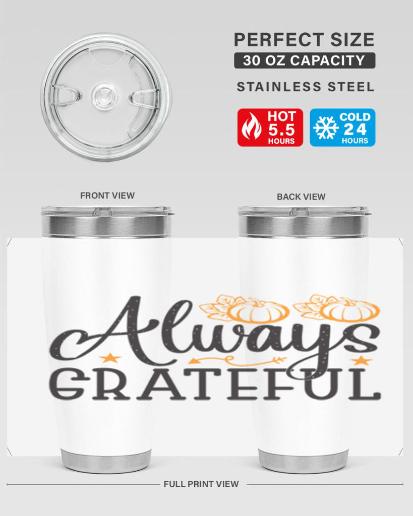 Alwaysgrateful 9#- fall- Tumbler