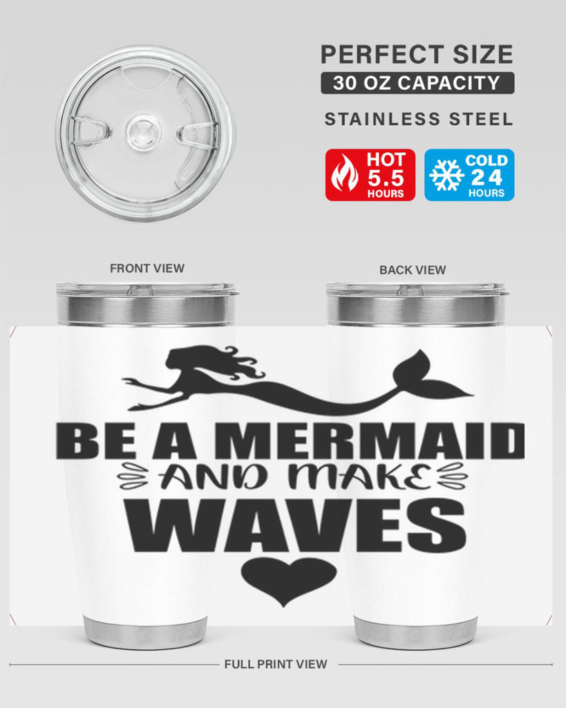 Be a Mermaid and make 53#- mermaid- Tumbler