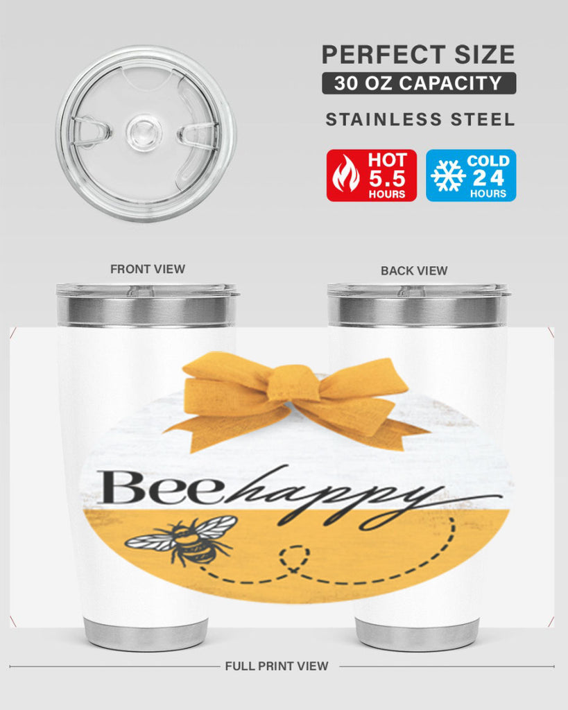 Bee Happy Mockup27#- spring- Tumbler