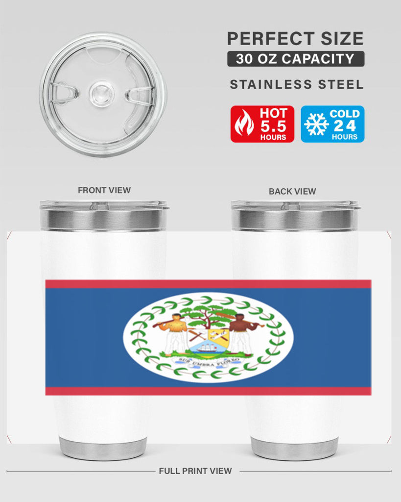 Belize 180#- world flags- Tumbler