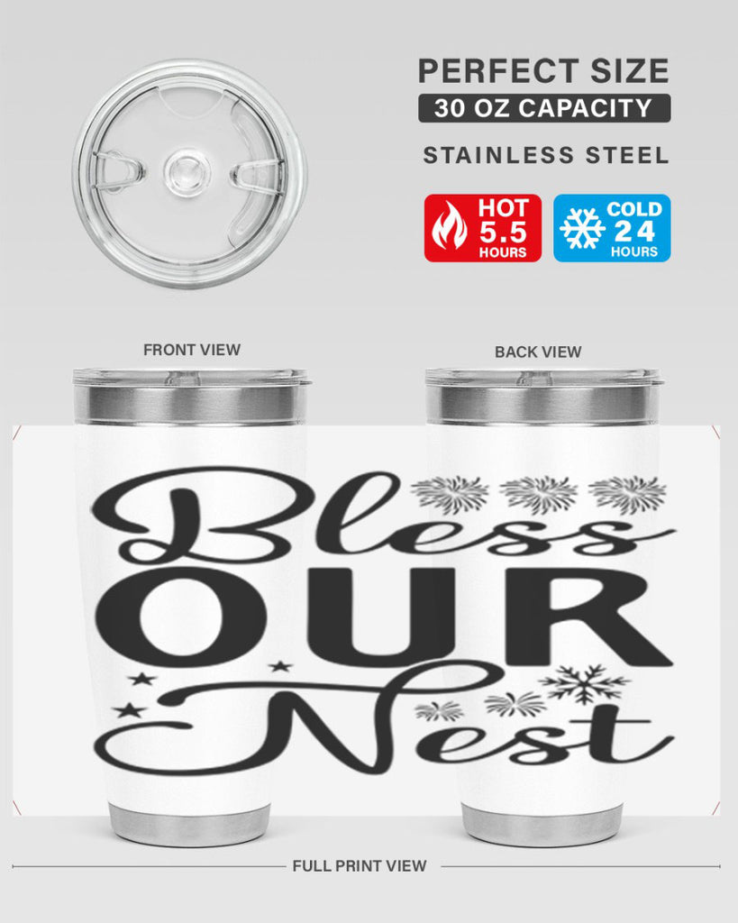 Bless Our Nest 51#- spring- Tumbler