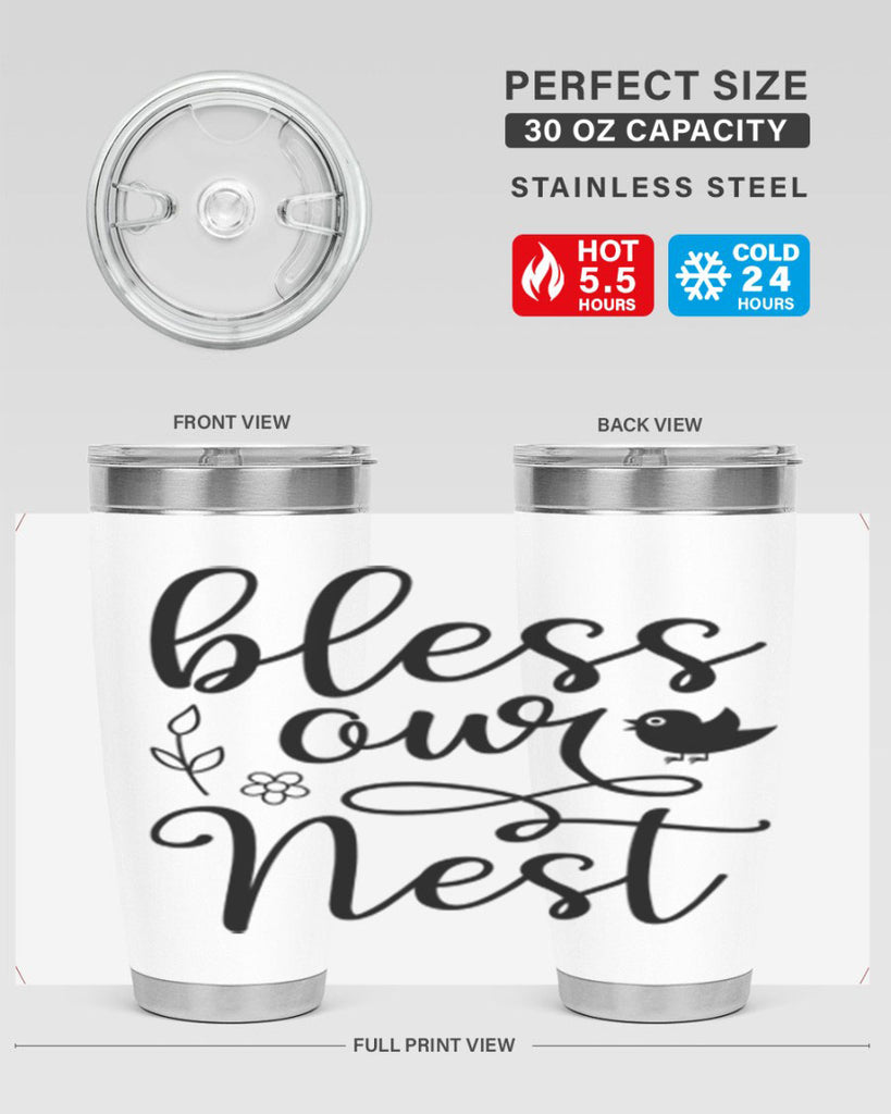 Bless our nest  68#- spring- Tumbler