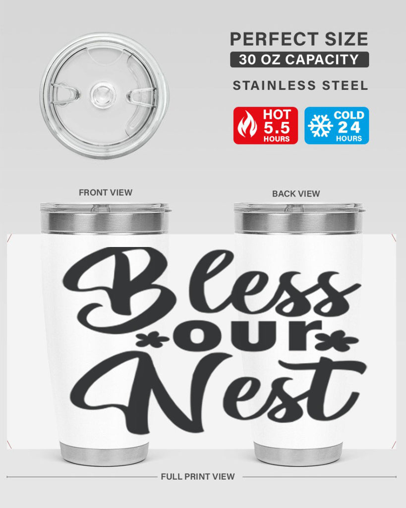 Bless our nest  design 70#- spring- Tumbler