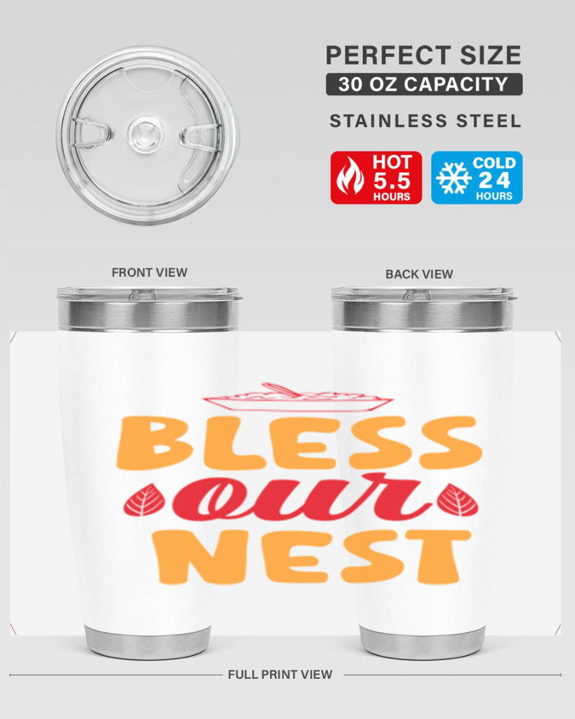 Bless our nest 54#- spring- Tumbler