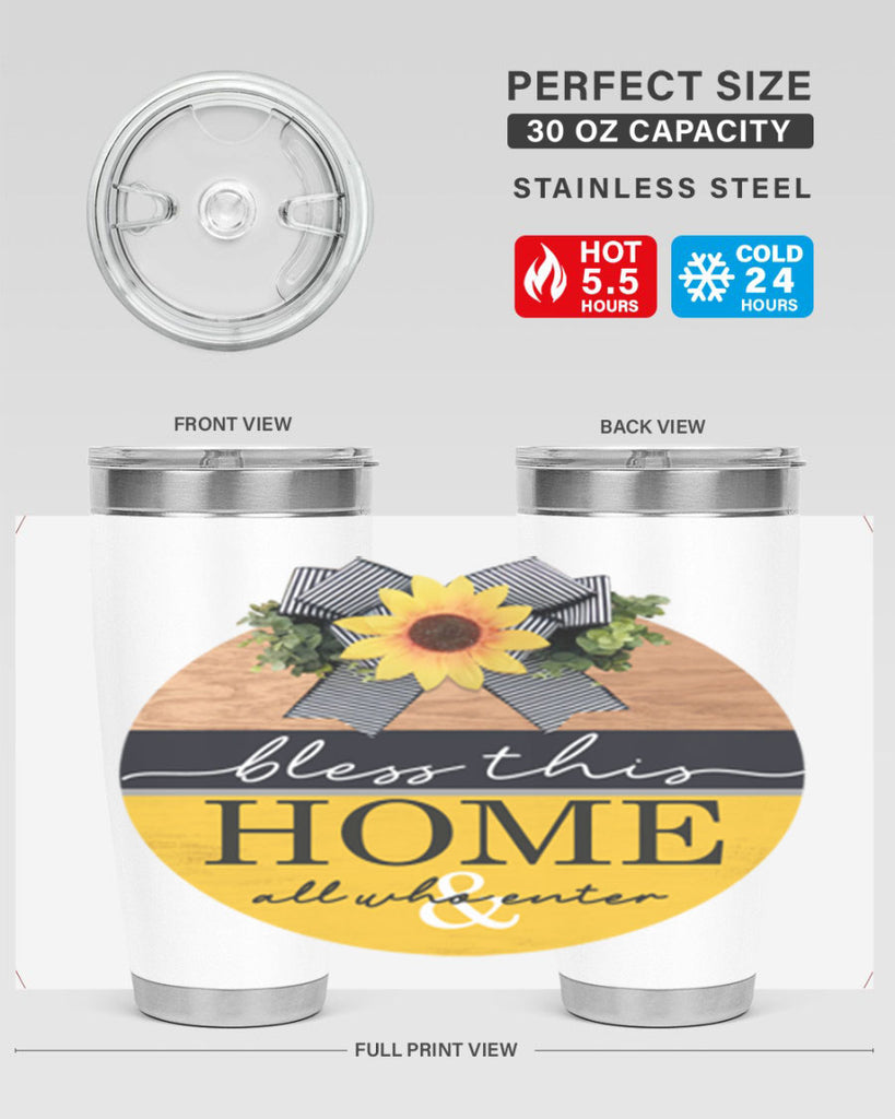 Bless this Home and all Mockup56#- spring- Tumbler