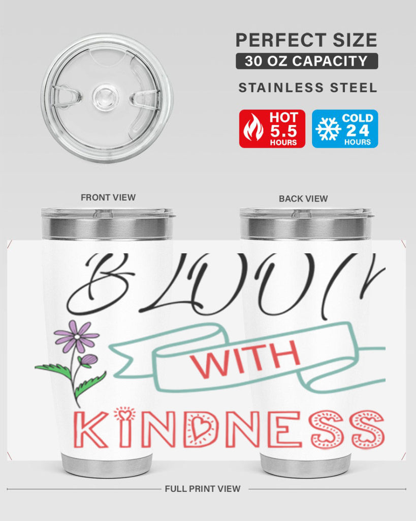 Bloom with kindness  91#- spring- Tumbler