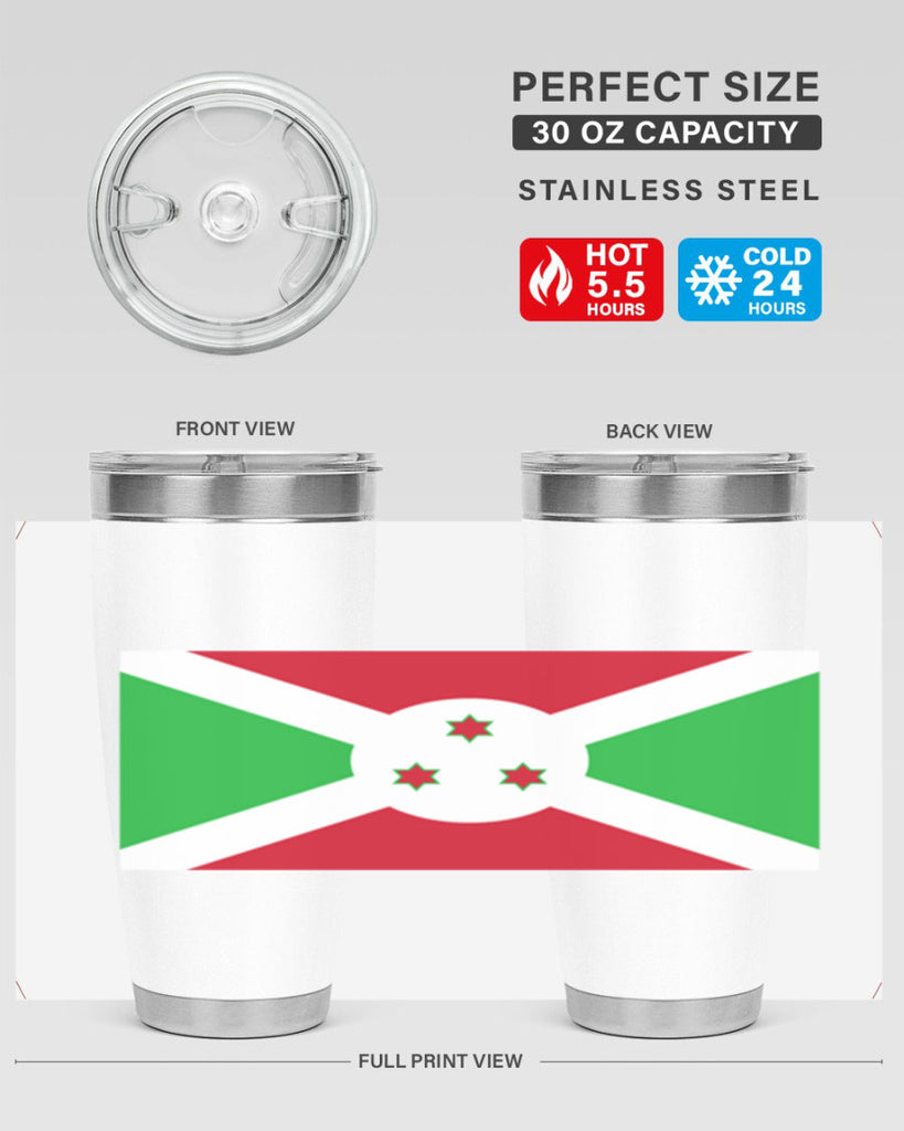 Burundi 170#- world flags- Tumbler
