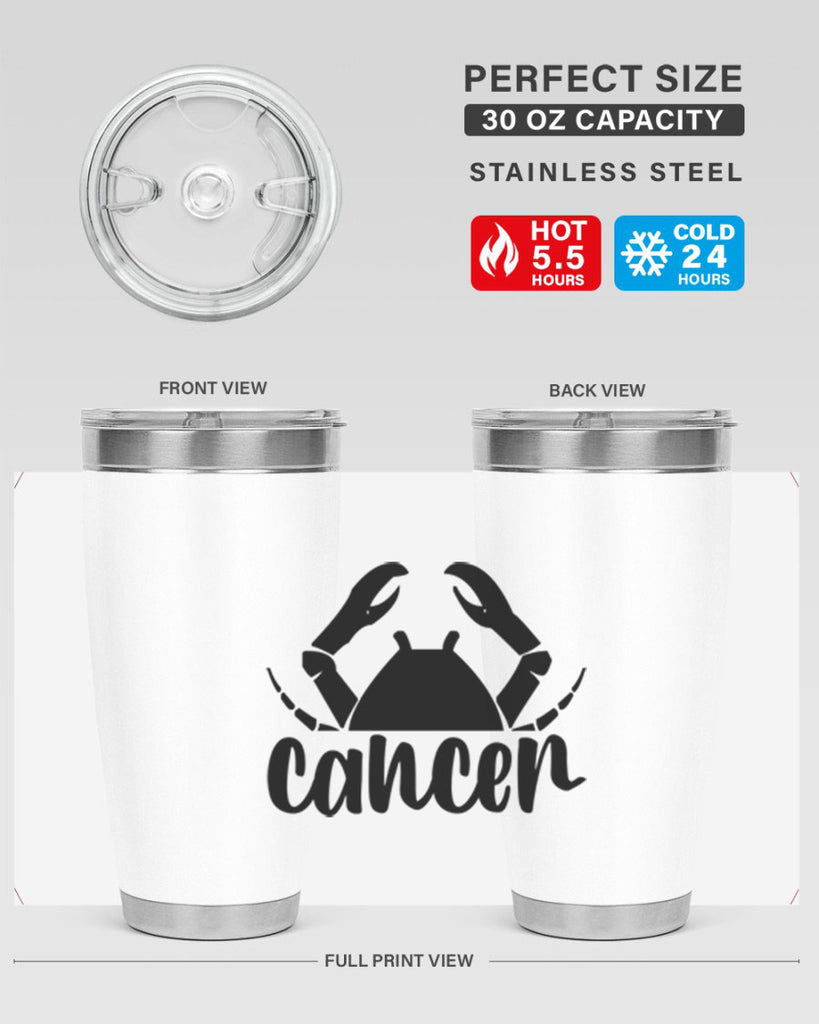 Cancer 156#- zodiac- Tumbler