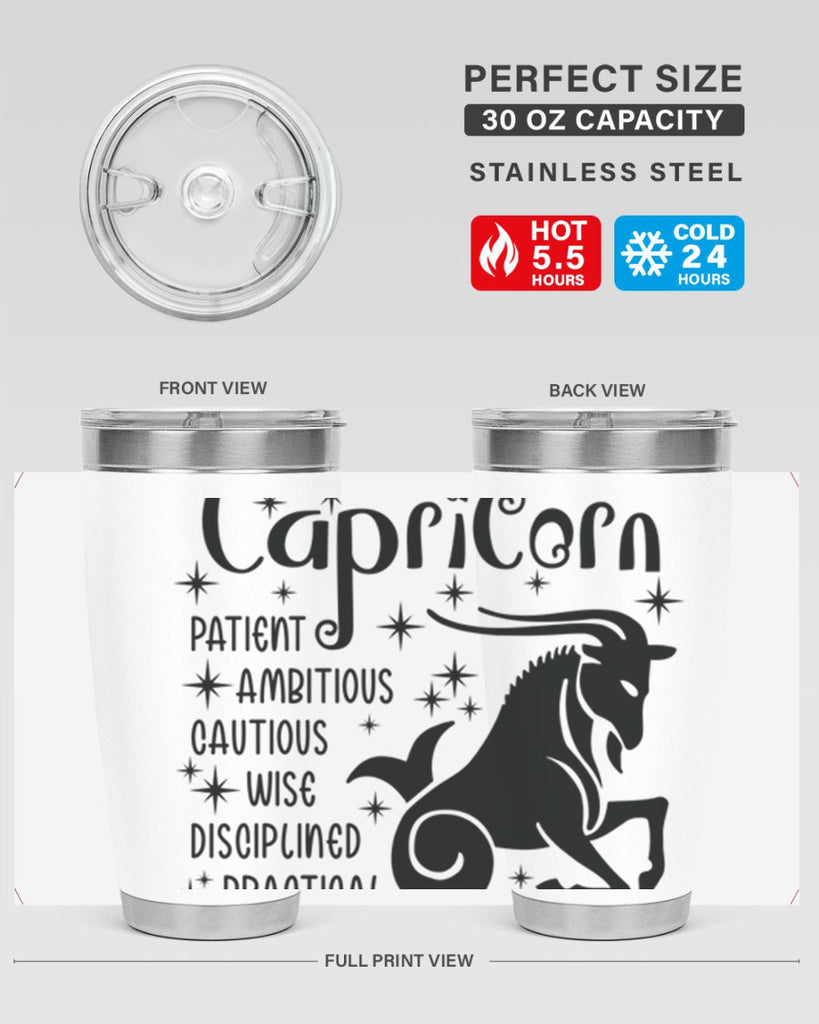 Capricorn 182#- zodiac- Tumbler