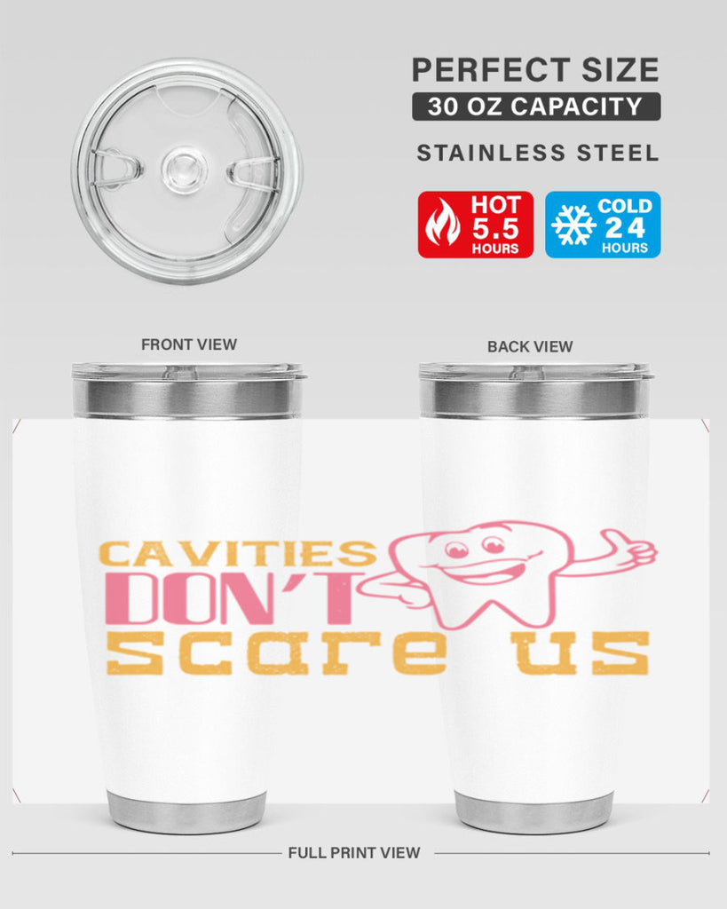 Cavities don’t scare us Style 49#- dentist- tumbler