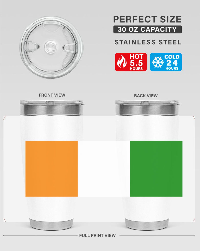 Cote dIvoire 156#- world flags- Tumbler