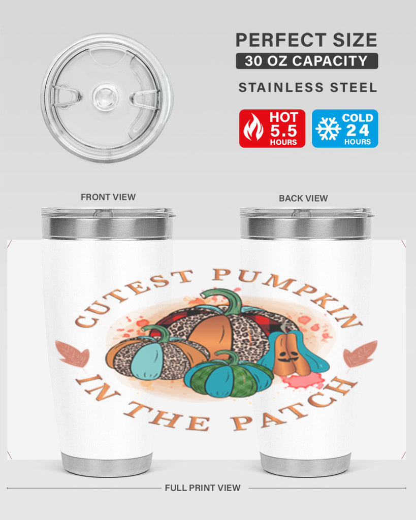 Cutest Pumpkin in the Patch 65#- fall- Tumbler