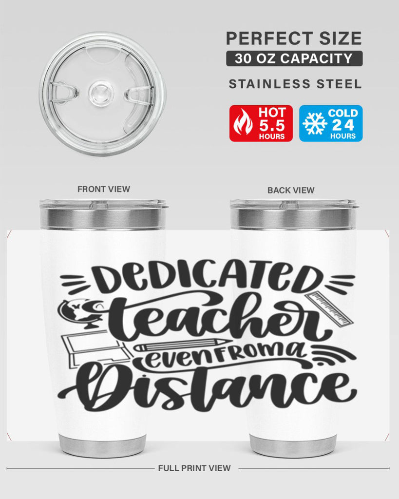 Dedicated Teacher Even Style 79#- teacher- tumbler
