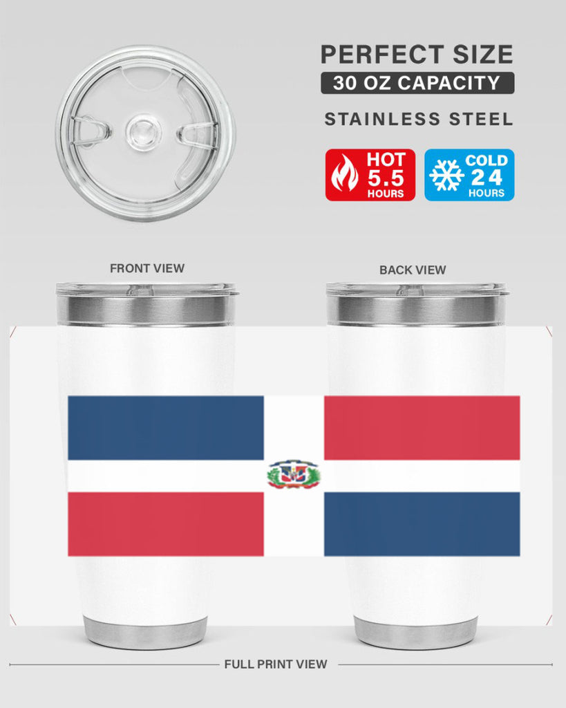 Dominican Republic 148#- world flags- Tumbler