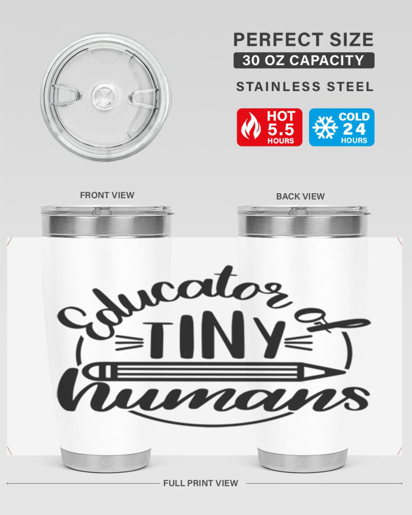 Educator Of Tiny Humans Style 76#- teacher- tumbler