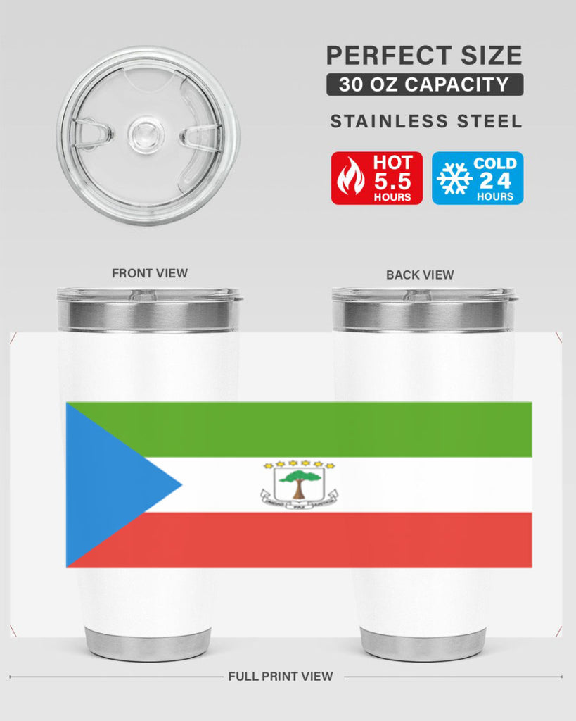 Equatorial Guinea 144#- world flags- Tumbler