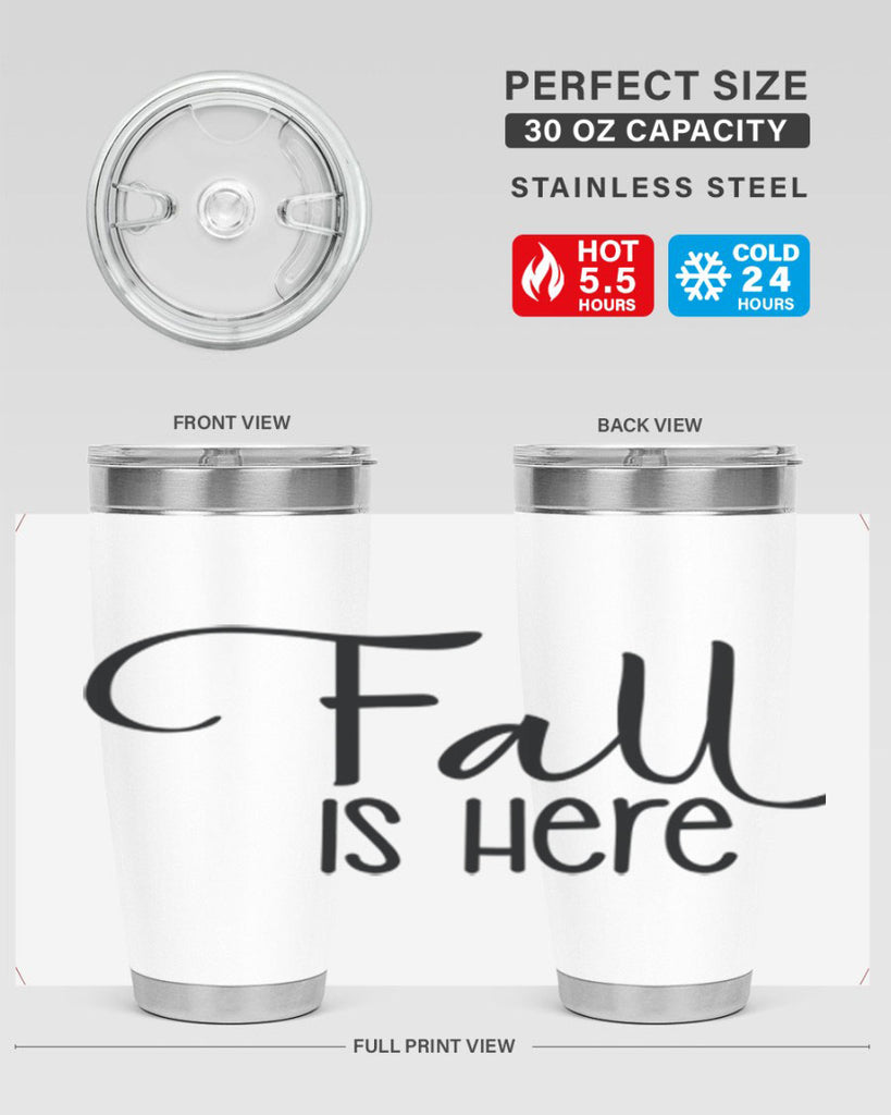 Fall Is Here 109#- fall- Tumbler