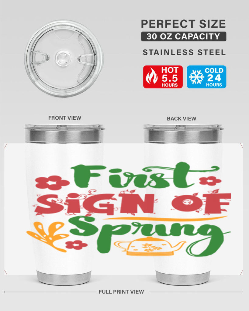 First Sign of Spring 139#- spring- Tumbler