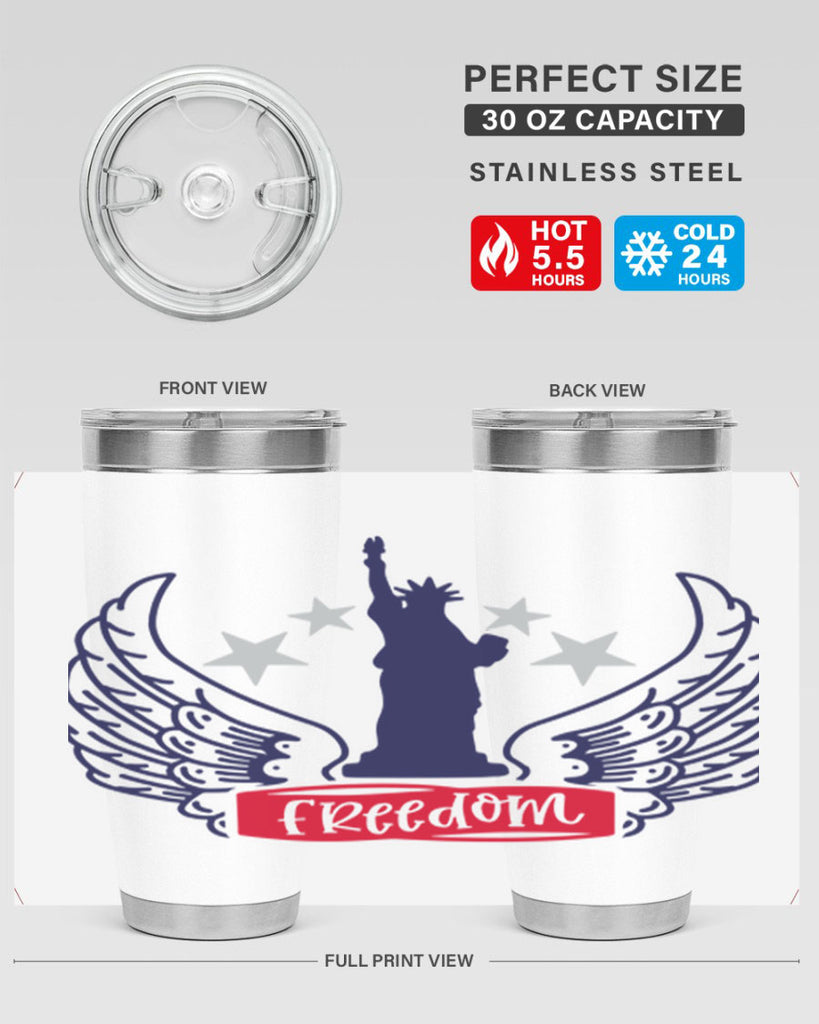Freedom Style 150#- Fourt Of July- Tumbler