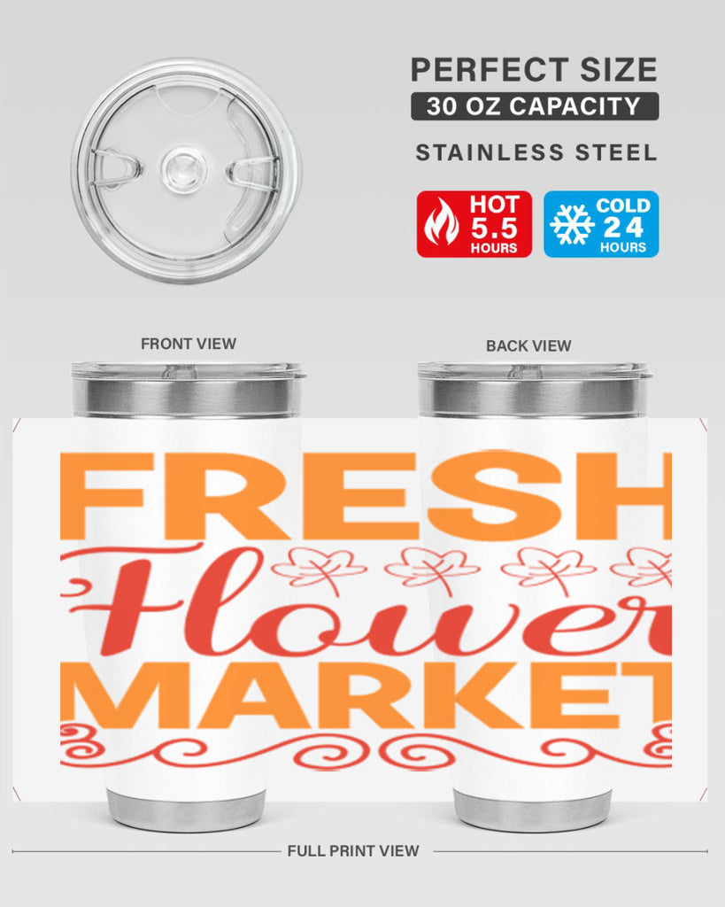 Fresh flower market 143#- spring- Tumbler